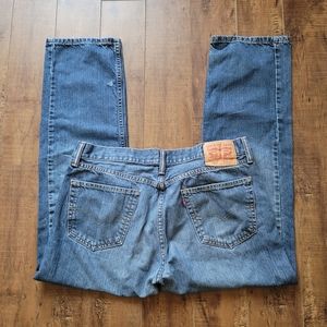 Levi's 505 Straight Leg Denim Jeans Size 34x30